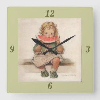 Relógio Quadrado Jessie Wilcox Smith Wall Clock