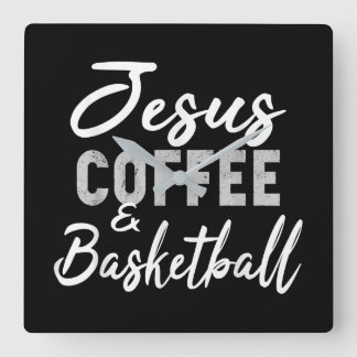 Relógio Quadrado Jesus Amor | Café Jesus E Basquete