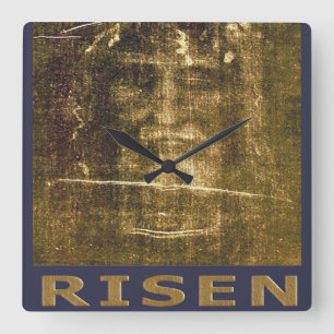 Relógio Quadrado Jesus é Rei dos Reis