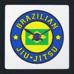 Relógio Quadrado Jiu Jitsu<br><div class="desc">Jiu Jitsu</div>
