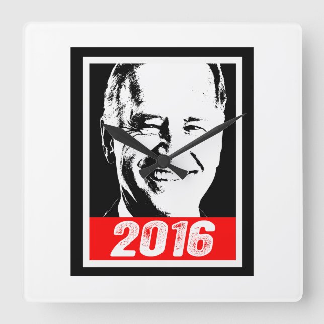 Relógio Quadrado JOE BIDEN 2016.png (Frente)