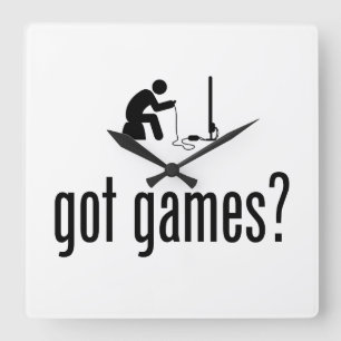 Relógio Quadrado Jogos