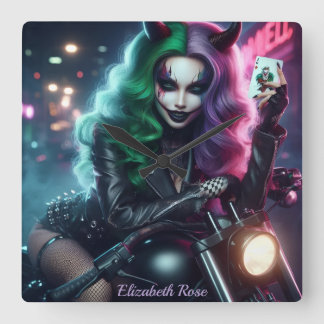 Relógio Quadrado Joker's Wild