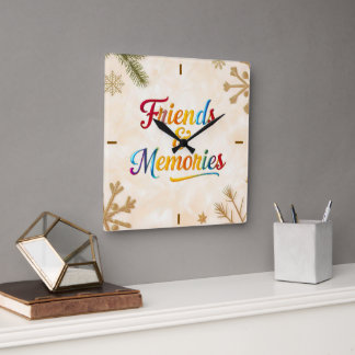 Relógio Quadrado "Joy In Connection"