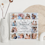 Relógio Quadrado Juntos Temos Tudo A Foto Da Família Citada White<br><div class="desc">Crie facilmente seu próprio relógio personalizado de madeira branca, em estilo de uma fazenda, com suas fotos personalizadas. A design também apresenta uma bela citação manuscrita: "Juntos temos tudo". Para obter os melhores resultados, recorte as imagens para o quadrado - com o ponto de foco no centro - antes de...</div>