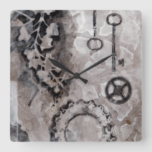 Relógio Quadrado justaposição II