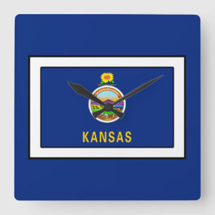Relógio Quadrado Kansas