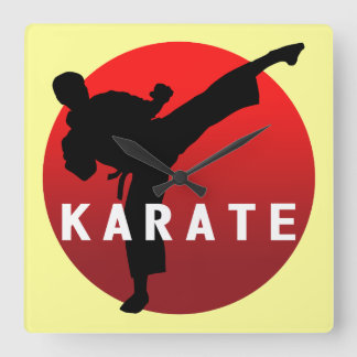 Relógio Quadrado KARATE keri 2