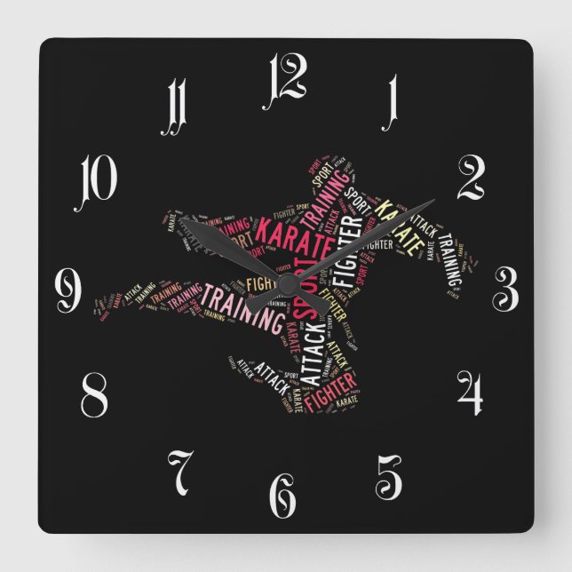 Relógio Quadrado Karato (Frente)