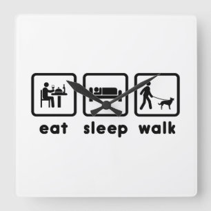 Relógio Quadrado Kelpie australiano