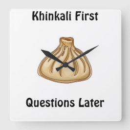 Relógio Quadrado Khinkali