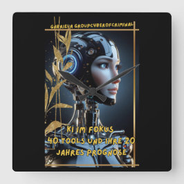 Relógio Quadrado KI im Fokus