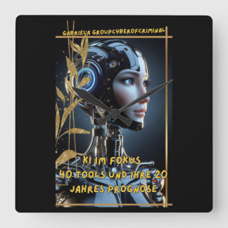 Relógio Quadrado KI im Fokus