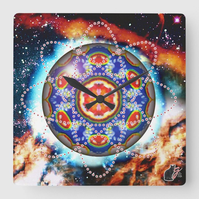 Relógio Quadrado Kyron Orbz (Frente)