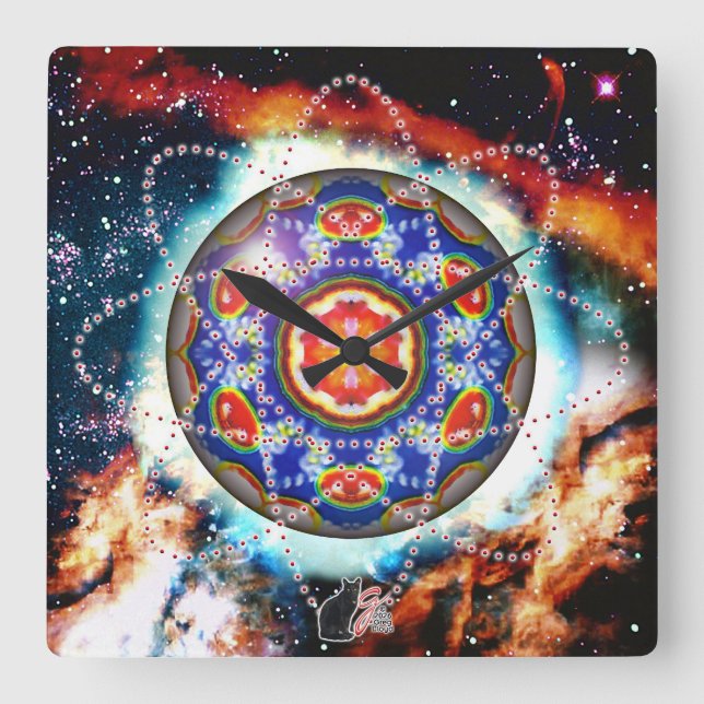 Relógio Quadrado Kyron Orbz  (Frente)