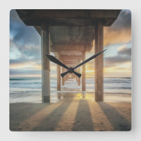 La Jolla, o cais de Scripps no por do sol | San