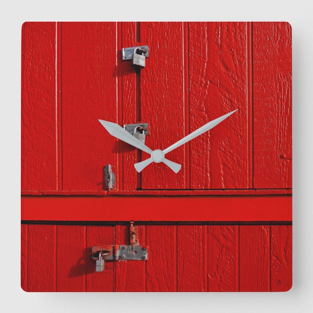 Relógio Quadrado Legal engraçado, único (Frente)