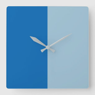 Relógio Quadrado Lemonade Azul Elétrica e Tone Aquamarine Duo