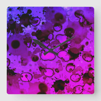 Relógio Quadrado let's get to staining Wall Clock