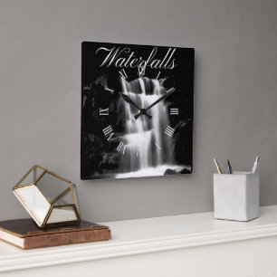 Relógio Quadrado Lindas cachoeiras