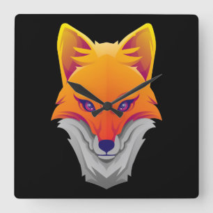 Relógio Quadrado Lobo