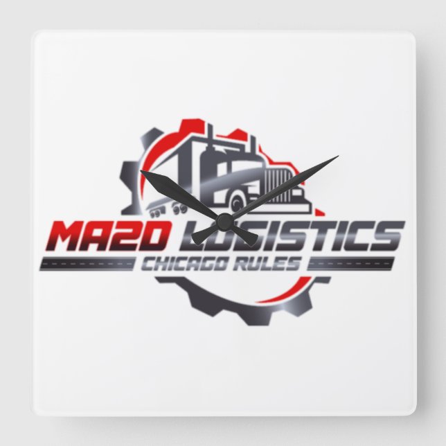 RELÓGIO QUADRADO LOGÍSTICO MÃE2D  (Frente)