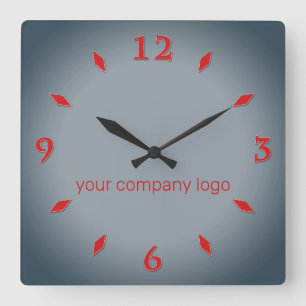 Relógio Quadrado LOGOTIPO DA SUA EMPRESA,personalizado,adicionar se