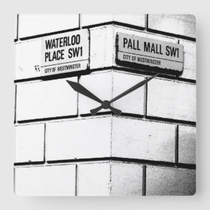 Relógio Quadrado London Corner