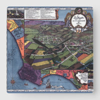 Los Angeles, Califórnia, mapa de cidades aéreas an