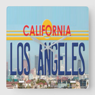 Relógio Quadrado Los Angeles Wall Clock
