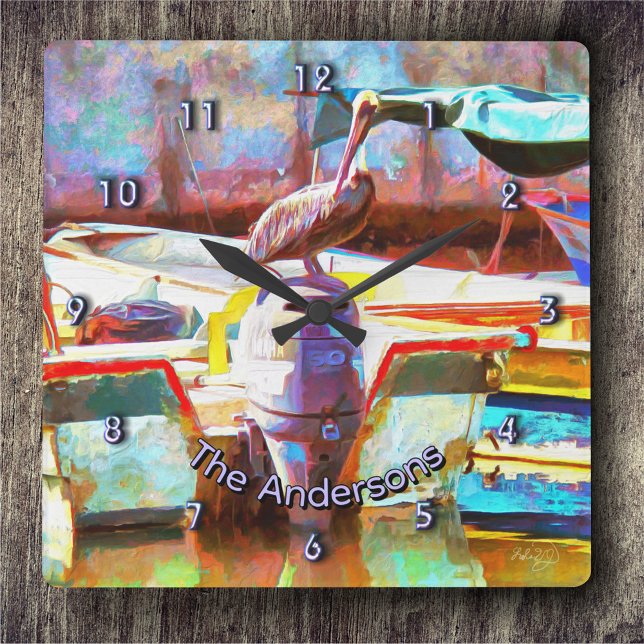 Relógio Quadrado Los Peines Pelican 0463 Family (Criador carregado)