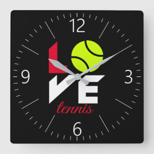 Relógio Quadrado Love tênis