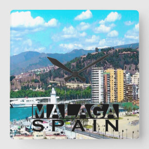 Relógio Quadrado Málaga