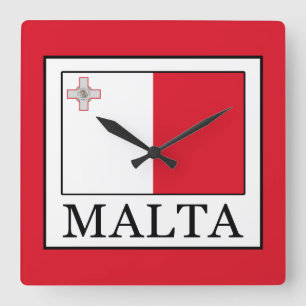 Relógio Quadrado Malta