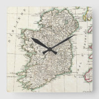 Mapa do vintage de Ireland (1771)