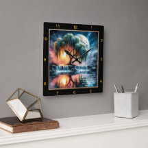 Mark 11:24 Peace Clock: Presente Personalizado de