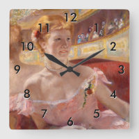 Mary Cassatt - Mulher com Colar Pérola em um Logot