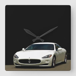 Relógio Quadrado Maserati GranTurismo CLOCK