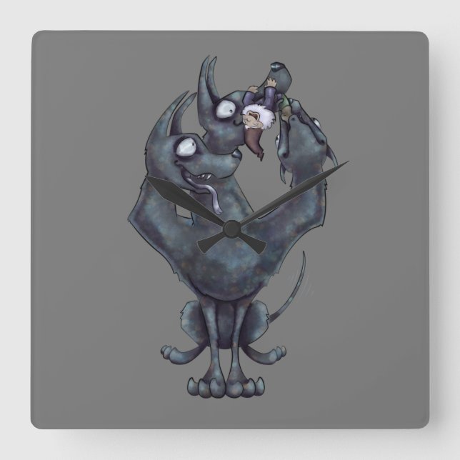 Relógio Quadrado Mastigar Toy (Frente)