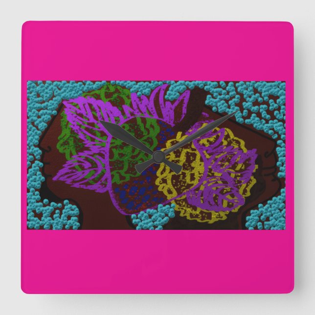 Relógio Quadrado Matrimony  (Frente)