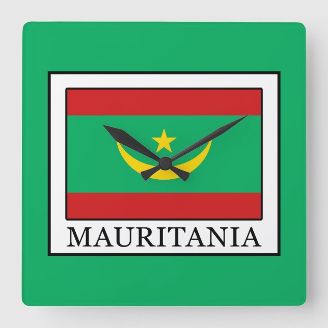Relógio Quadrado Mauritania (Frente)