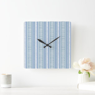 Relógio Quadrado MAZIPOODLES Cortagem com Costelas Rasgadas 064