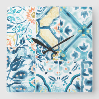 Relógio Quadrado Medallion Medley Collection