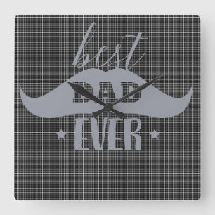 Relógio Quadrado Melhor Pai Nunca