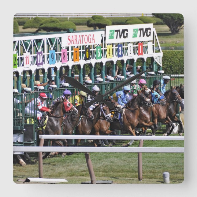 Relógio Quadrado Mellon Turf (Frente)