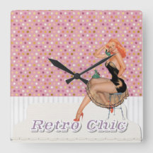 Menina de Pinup Chic Retro