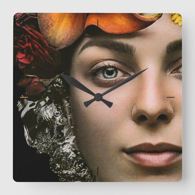 Relógio Quadrado Mesmerização (Frente)