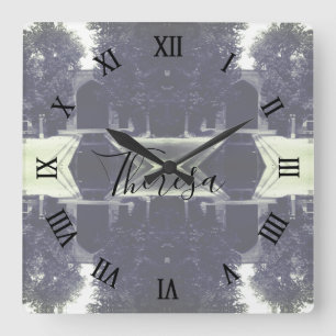 Relógio Quadrado Mesquita Vintage Irã Isfahan