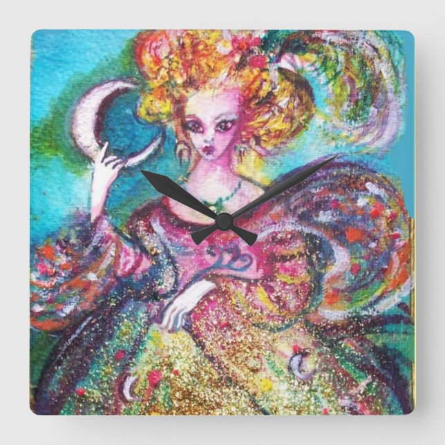 RELÓGIO QUADRADO METAS DAS SOMBRAS PERDIDAS/A LUA (Frente)