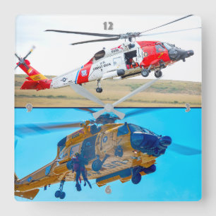 RELÓGIO QUADRADO MH-60T JAYHAWK